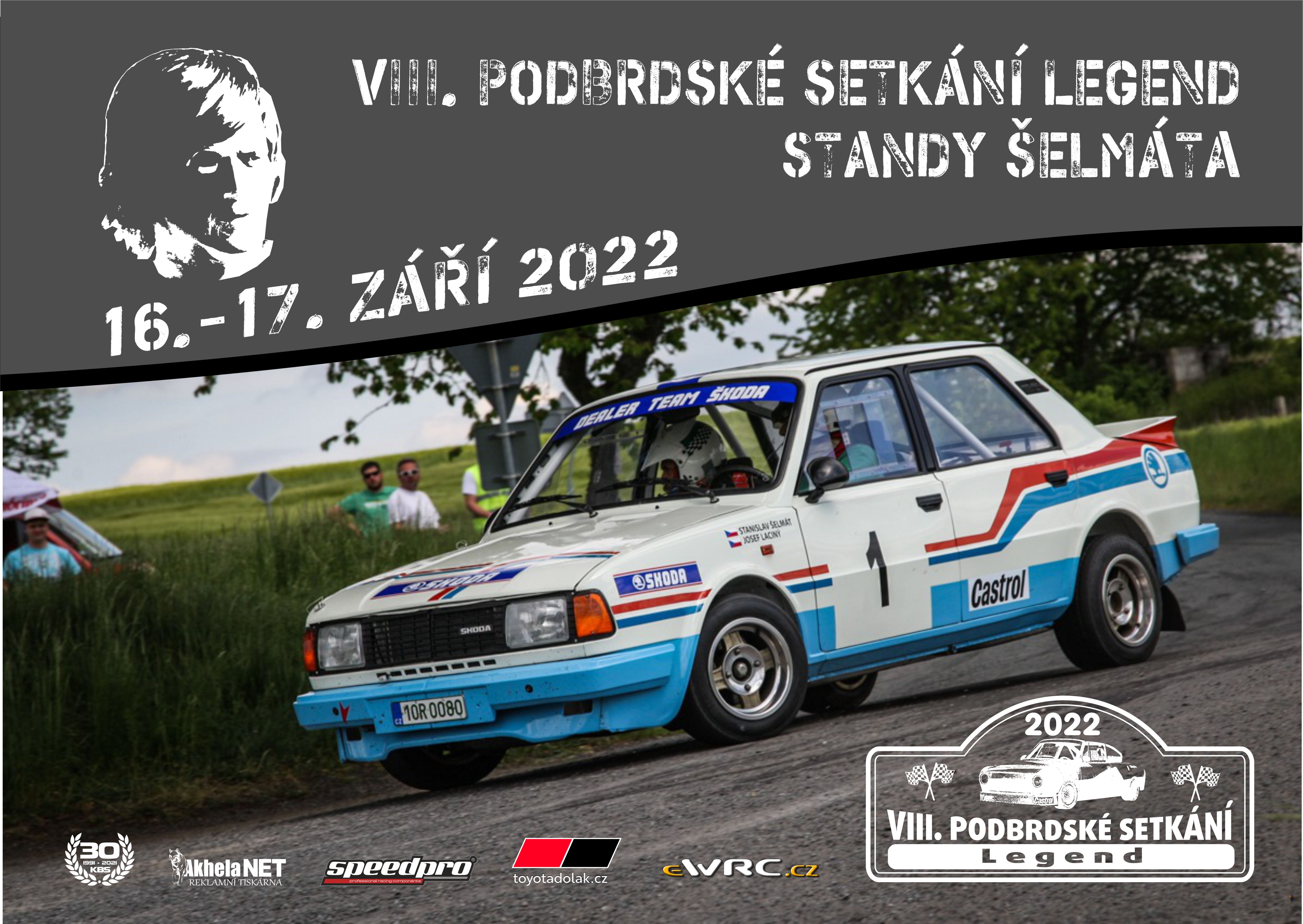 Plakát na Podbrdskou Rally 2022