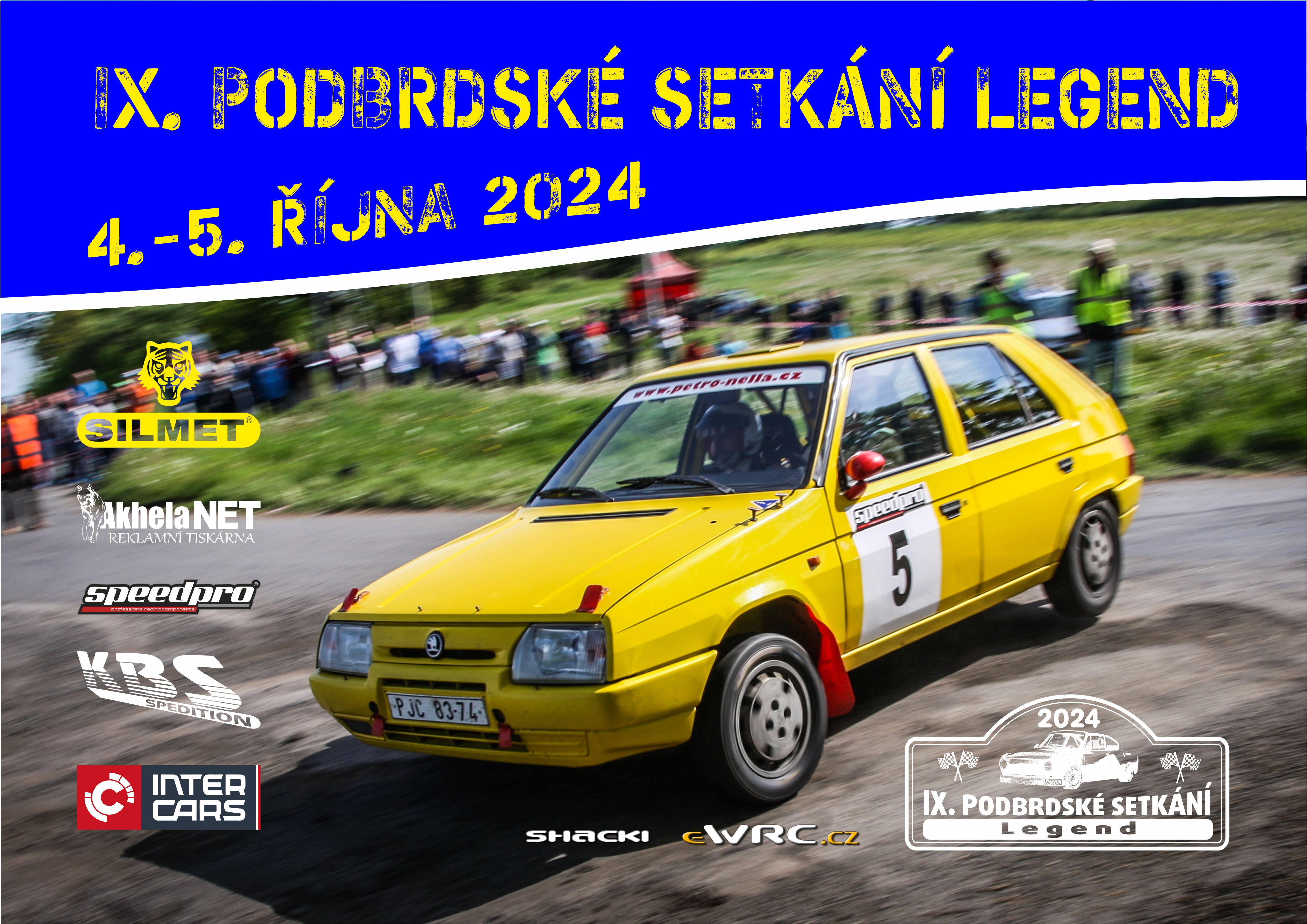 Plakát na IX Podbrdské setkání legend 2024